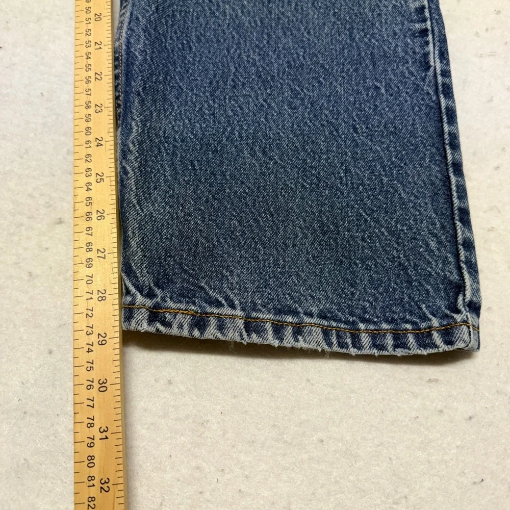Levis 505 Jeans Mens‎ 42x30 Blue Denim Regular Fit Straight Leg Medium Wash Y2K